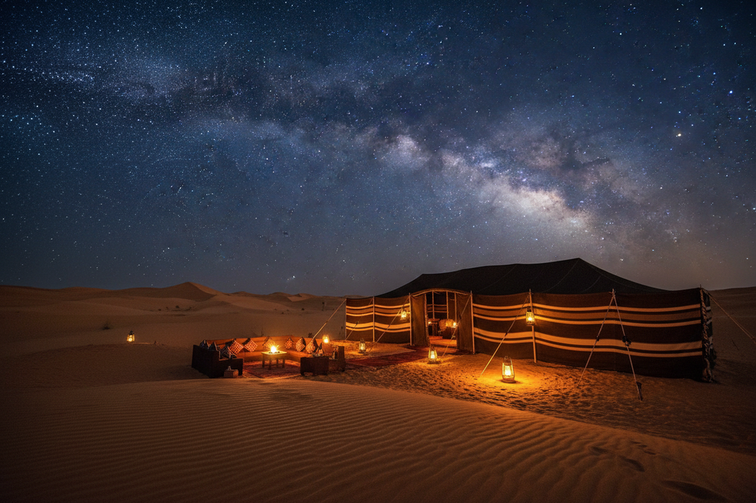 Wüstennächte in Oman: unter einem Himmel voller Sterne